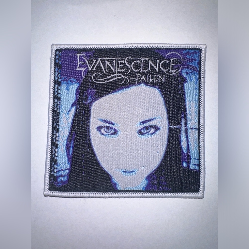 EVANESCENCE, FALLEN, WHITE BORDER, SEW ON WOVEN PATCH